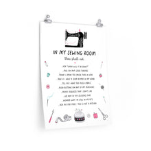 Load image into Gallery viewer, In My Sewing Room - Premium Matte Poster