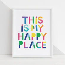 Load image into Gallery viewer, This is My Happy Place DIY Printable Digital Wall Art