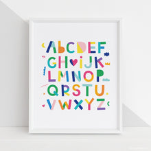 Load image into Gallery viewer, Hip Hip Yay Rainbow ABC's DIY Printable Digital Wall Art