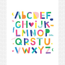 Load image into Gallery viewer, Hip Hip Yay Rainbow ABC's DIY Printable Digital Wall Art