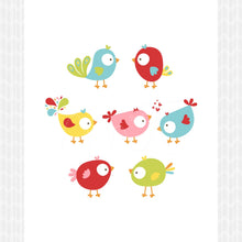 Load image into Gallery viewer, Feathered Birdies Rainbow DIY Printable Digital Wall Art