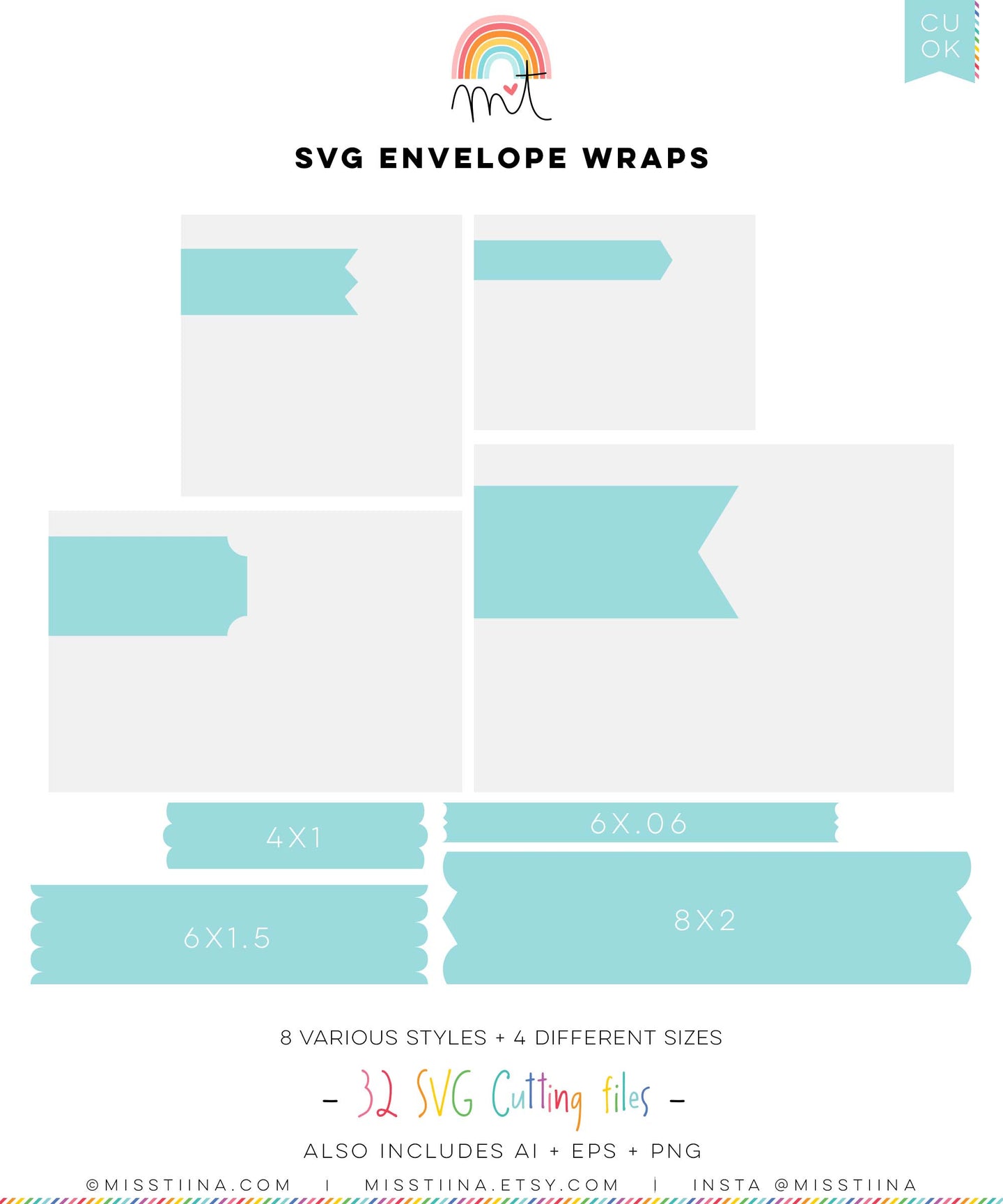 Envelope Wraps Labels SVG