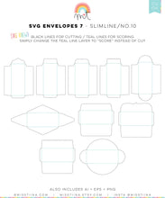 Load image into Gallery viewer, Envelopes 7 Slimline SVG
