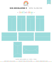 Load image into Gallery viewer, Envelopes 9 Mini Slimline SVG
