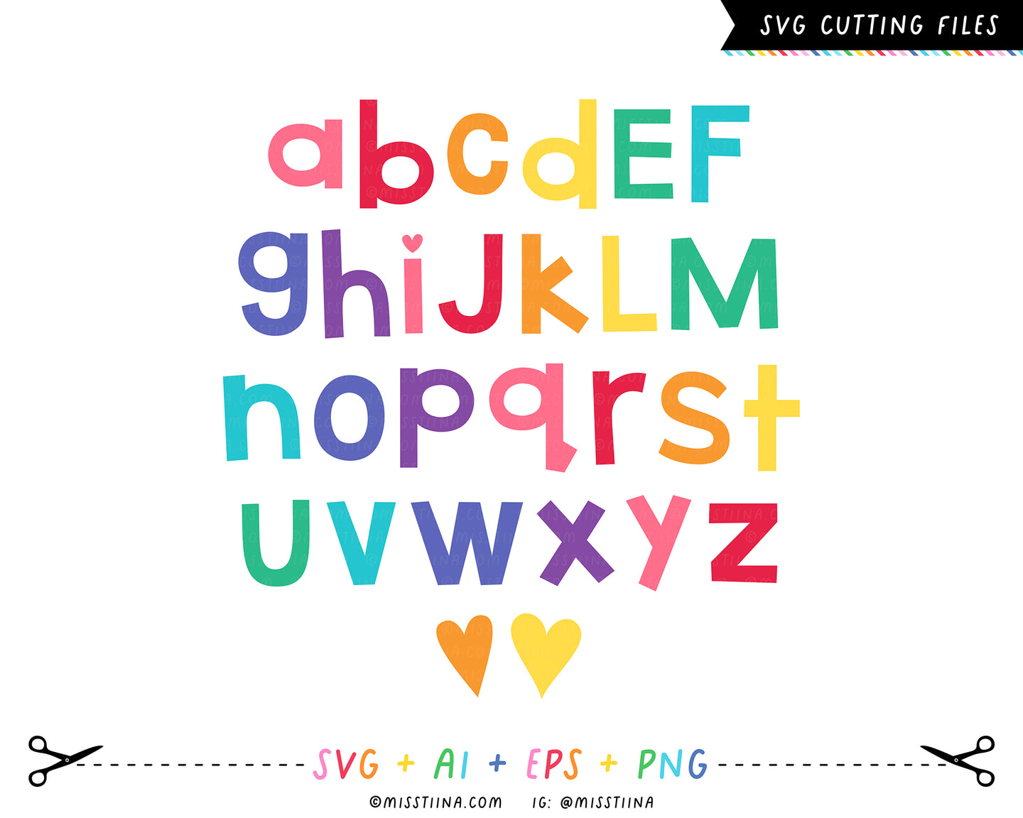 Hello Summer Letters SVG Digital Cut Files