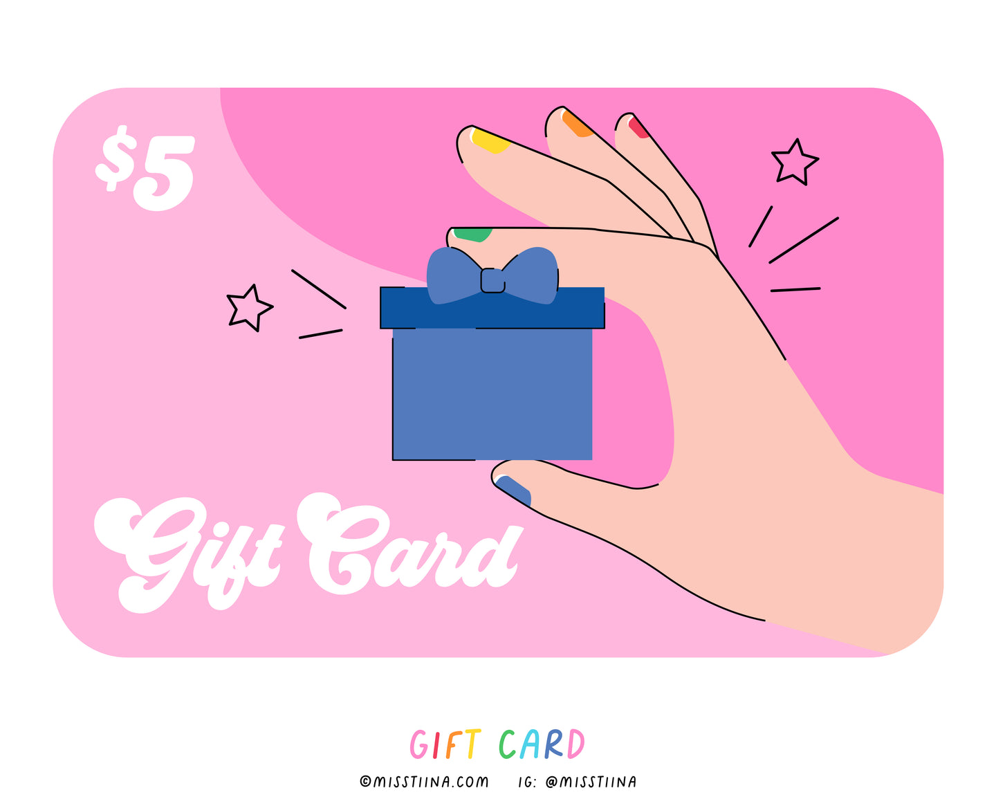 Miss Tiina Gift Card