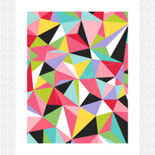 Load image into Gallery viewer, Geometric Rainbow Triangles DIY Printable Digital Wall Art
